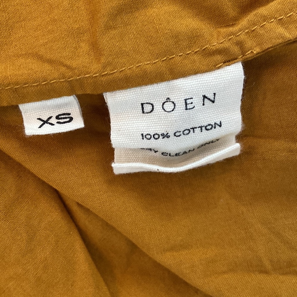 Doen Asymmetrical Rust-Brown Long Sleeve Dress - Picture 11 of 13
